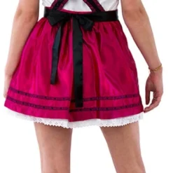 Overig Sexy Dirndl Cerise-Zwart 3dlg. -Kostuum Wereld Winkel sexy dirndl cerise zwart 3dlg achterkant