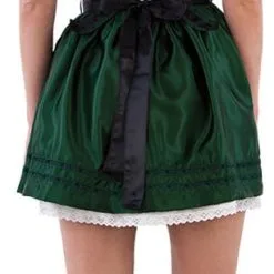 Overig Sexy Dirndl Groen-Zwart 3dlg. -Kostuum Wereld Winkel sexy dirndl groen zwart 3dlg achterkant