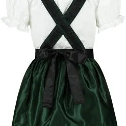 Overig Sexy Dirndl Groen-Zwart 3dlg. -Kostuum Wereld Winkel sexy dirndl groen zwart 3dlg product achterkant