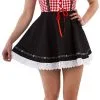 Overig Sexy Dirndl Rood-Zwart Modern 2 Overig Sexy Dirndl Rood-Zwart Modern -Kostuum Wereld Winkel sexy dirndl rood zwart modern