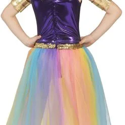 Overig Suleika Kostuum Purple Rainbow Voor Meisjes -Kostuum Wereld Winkel suleika kostuum purple rainbow voor meisjes achterkant