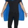 Overig Superhelden Cape Blauw Met Oogmasker 2 Overig Superhelden Cape Blauw Met Oogmasker -Kostuum Wereld Winkel superhelden cape blauw met oogmasker