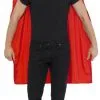 Overig Superhelden Cape Rood Met Oogmasker -Kostuum Wereld Winkel superhelden cape rood met oogmasker