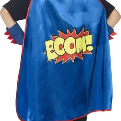 Overig Superhelden Set Voor Kinderen (3 Dlg) -Kostuum Wereld Winkel superhelden set voor kinderen 3 dlg achterkant jongen