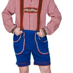 Overig Tiroler Broek Kort Blauw