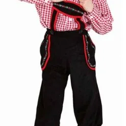 Overig Tiroler Broek Zwart Voor Jongens