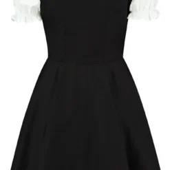 Overig Tiroler Dirndl Rood-Zwart 50cm 2dlg. (100% Katoen) -Kostuum Wereld Winkel tiroler dirndl rood zwart 50cm 2dlg 100 katoen achterkant