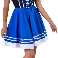 Overig Tiroler Dirndl Zwart-Blauw 50cm 2dlg. (100% Katoen)