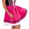 Overig Tiroler Dirndl Zwart-Pink 50cm 2dlg. (100% Katoen) -Kostuum Wereld Winkel tiroler dirndl zwart pink 50cm 2dlg 100 katoen