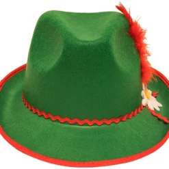 Overig Tiroler Hoed Groen -Kostuum Wereld Winkel tiroler hoed groen 3