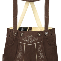 Overig Tiroler Lederhose Donkerbruin Kort (nepleer)