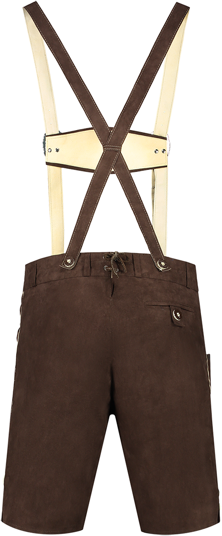 Overig Tiroler Lederhose Donkerbruin Kort (nepleer) 4 Overig Tiroler Lederhose Donkerbruin Kort (nepleer) - Afbeelding 2