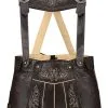 Overig Tiroler Lederhose Vintage Bruin Kort (nepleer) -Kostuum Wereld Winkel tiroler lederhose vintage bruin kort nepleer