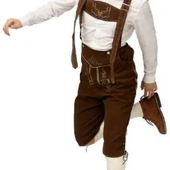 Overig Tirolerbroek Bruin -Kostuum Wereld Winkel tirolerbroek bruin 3