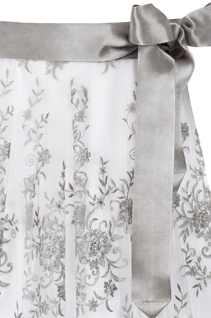 Overig Trachten Dirndlschort Luxe Grijs (70cm) 4 Overig Trachten Dirndlschort Luxe Grijs (70cm) - Afbeelding 2