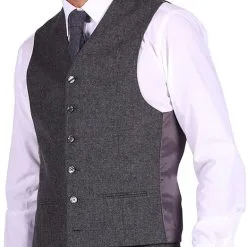 Overig Vest Peaky Blinders Luxe Grijs
