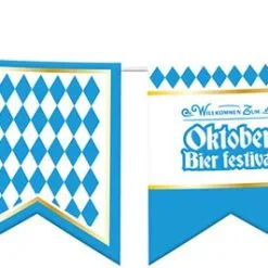 Overig Vlaggenlijn Oktober Bier Festival Papier - 10m